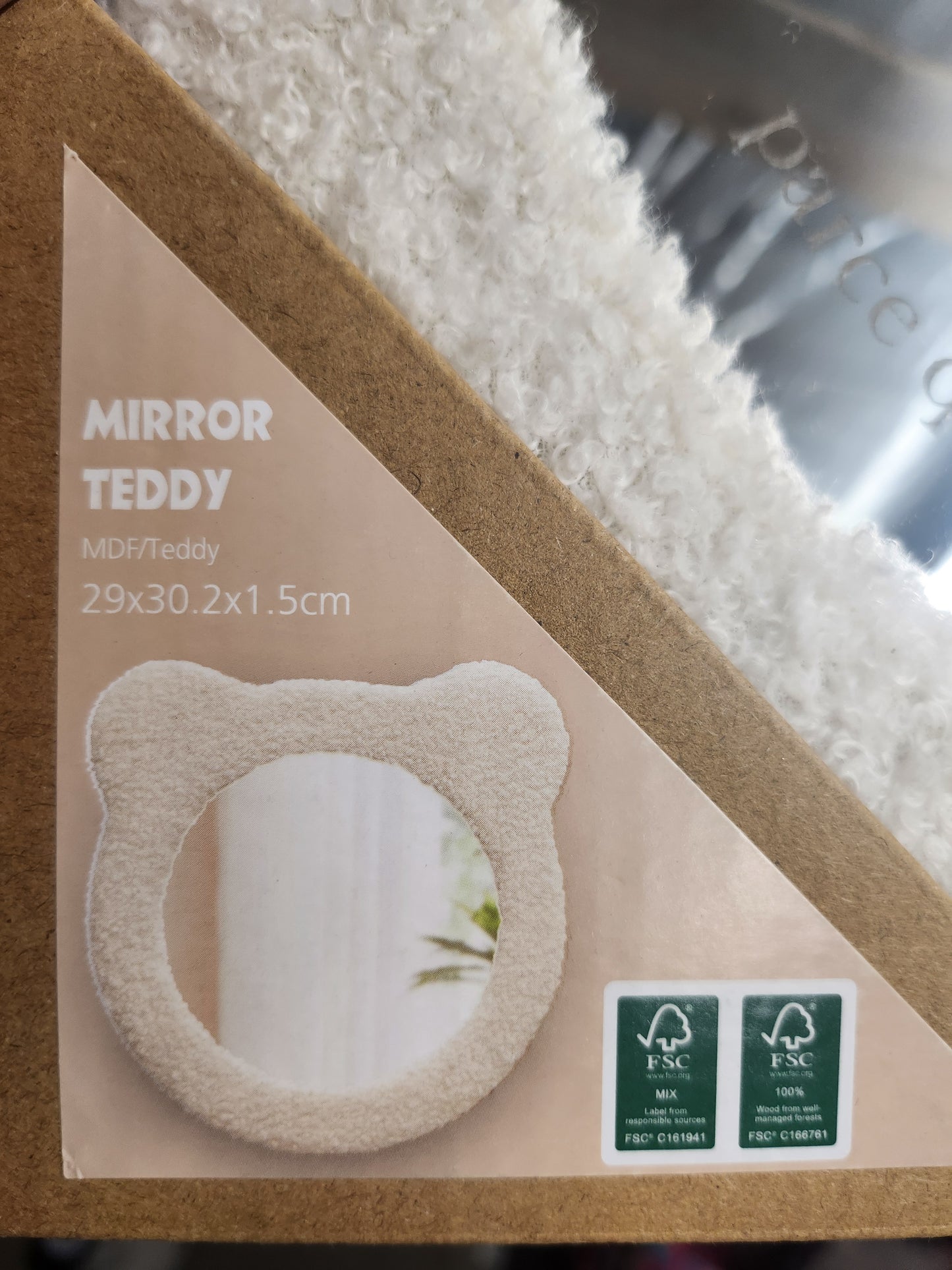 Miroir "Teddy" douceur et tendresse