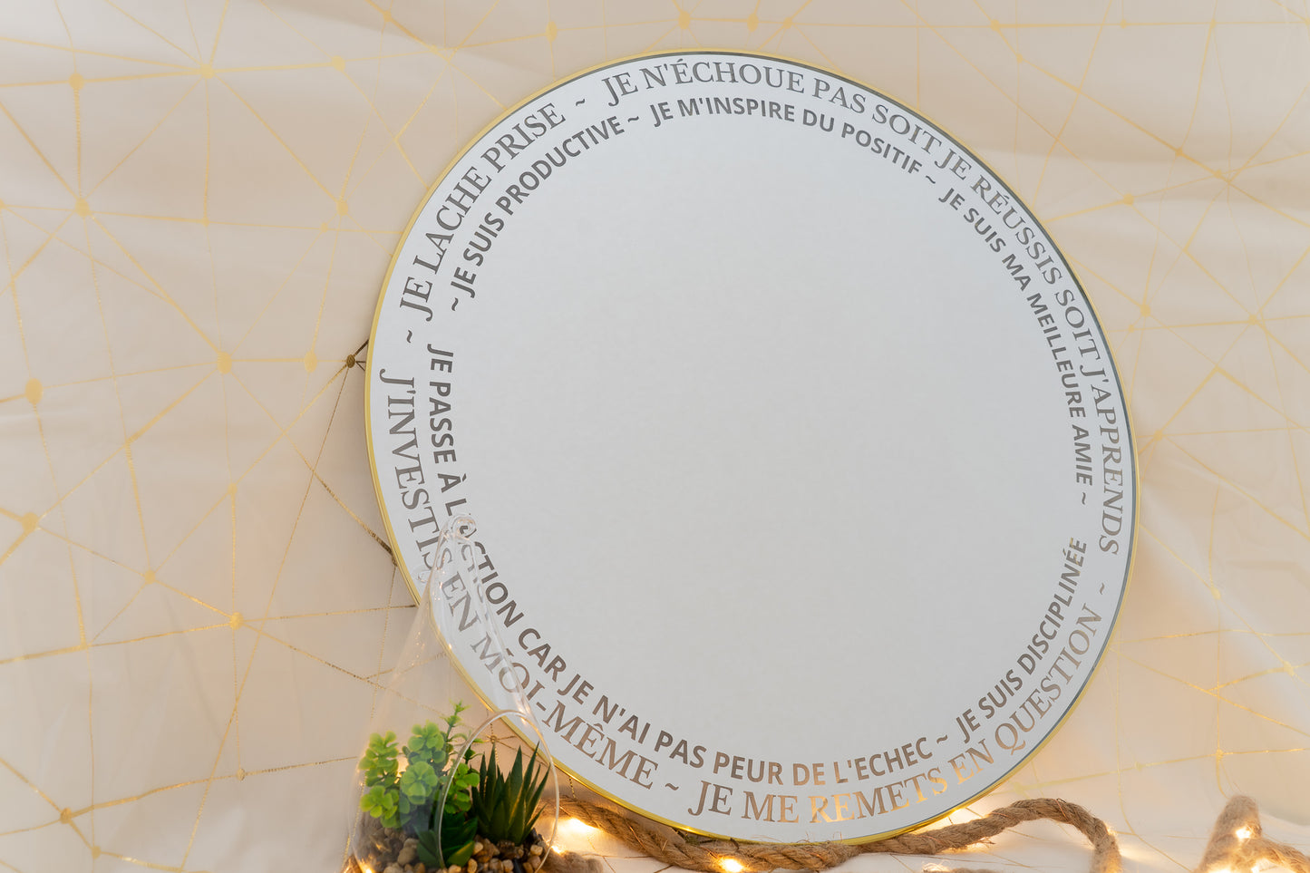 Miroir positif rond Ø 50cm