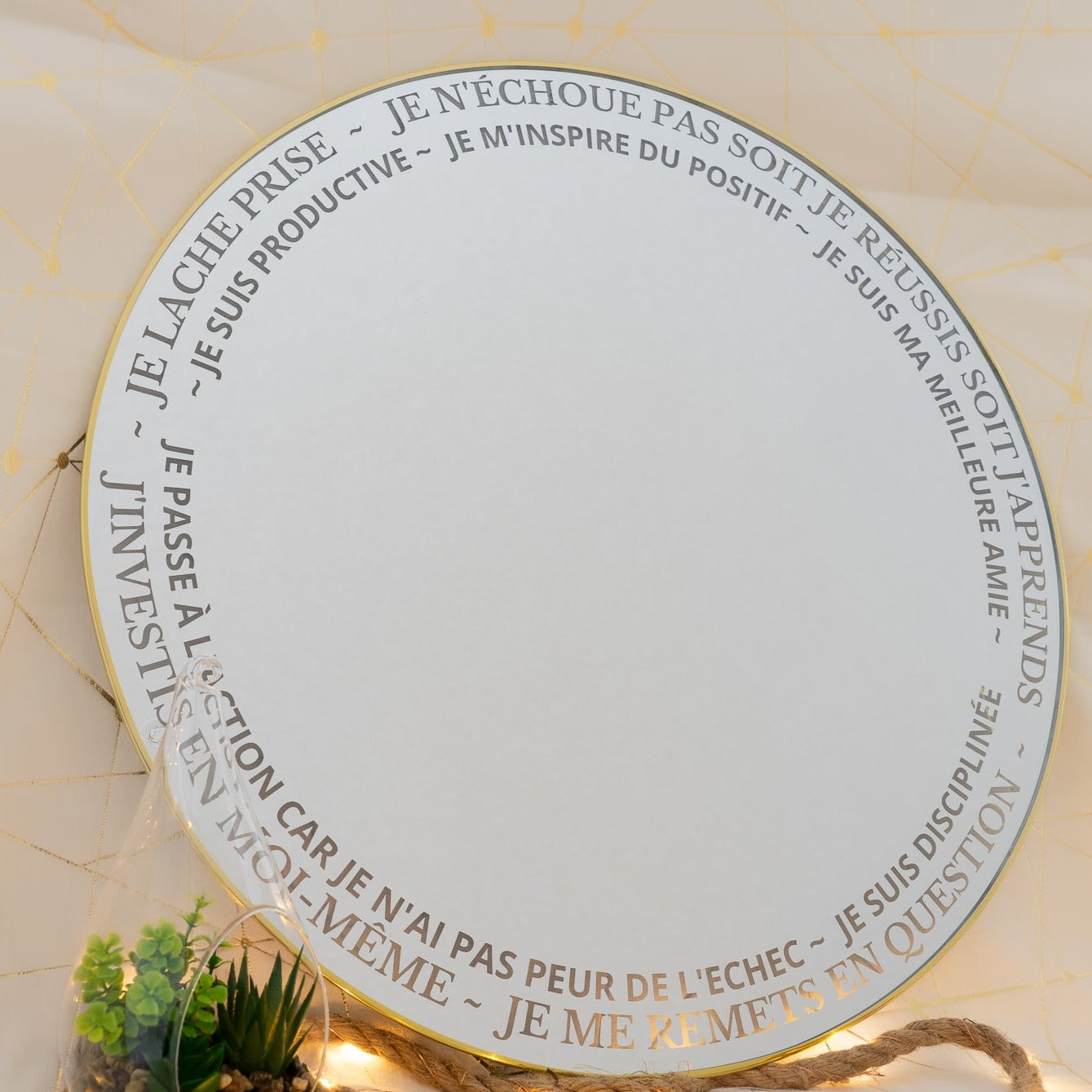 Miroir positif personnalisable à votre voix